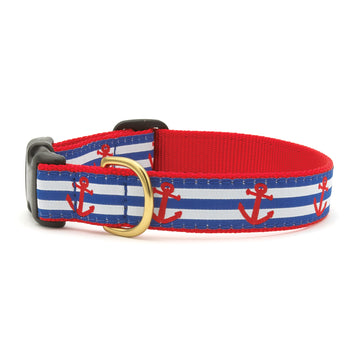 Up Country anchors aweigh dog collar