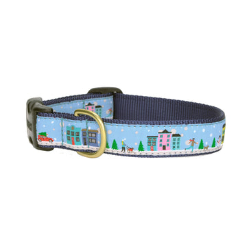 Up Country City Christmas dog collar