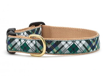 Up Country Gordon plaid dog collar