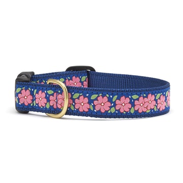 Up Country pink garden dog collar