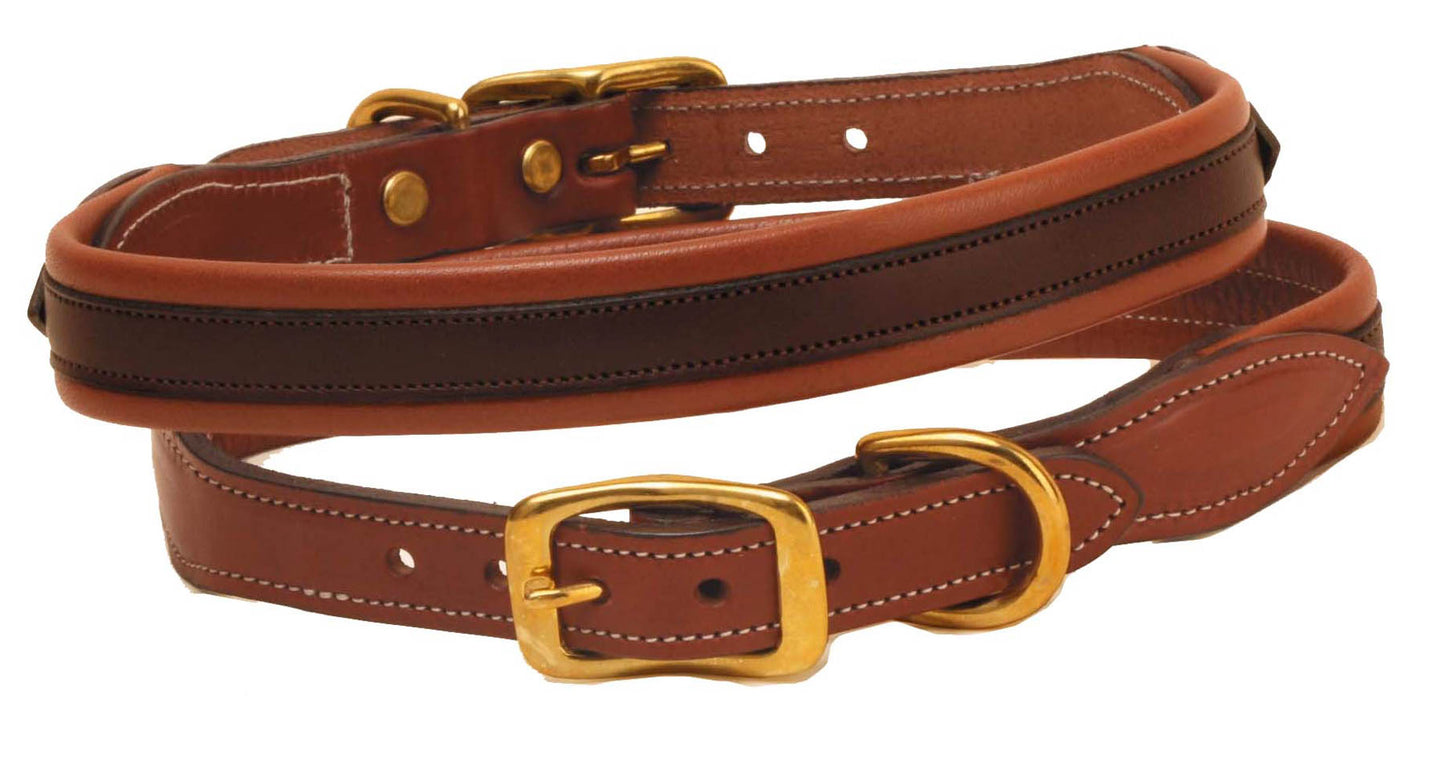 Tory Leather 1” English Bridle Wide Padded Collar