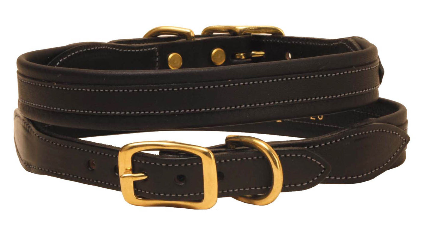 Tory Leather 1” English Bridle Wide Padded Collar