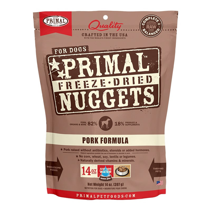Primal Freeze Dried Nuggets 14oz (Pork)