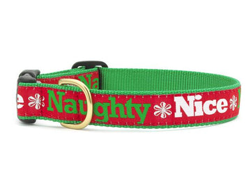Up Country naughty and nice dog collar