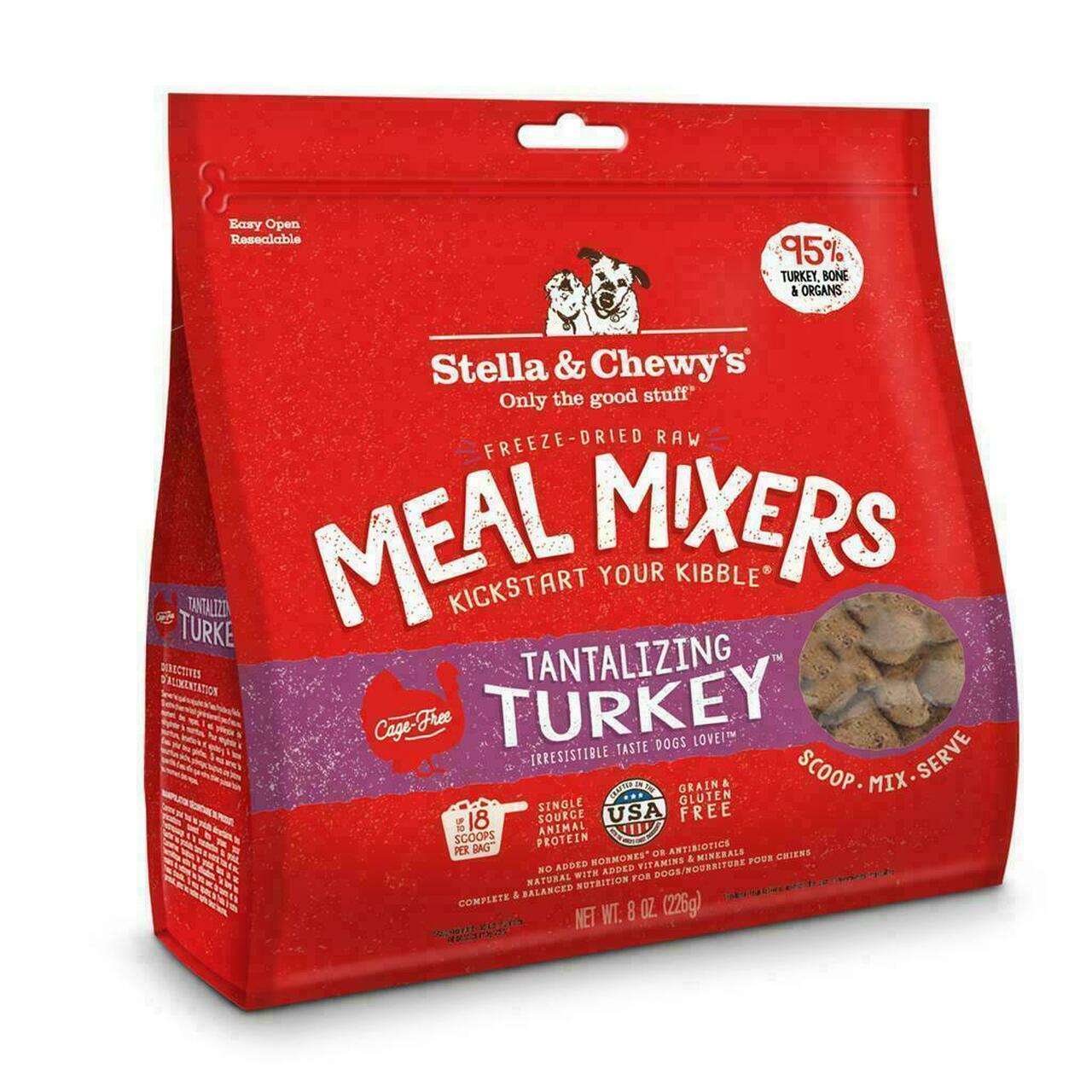Stella & chewy's freeze dried turkey mixers (8oz)