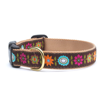 Up Country Bella floral dog collar