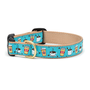 Up Country coffee nut dog collar