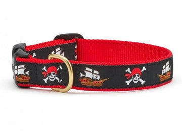 Up Country pirate dog collar