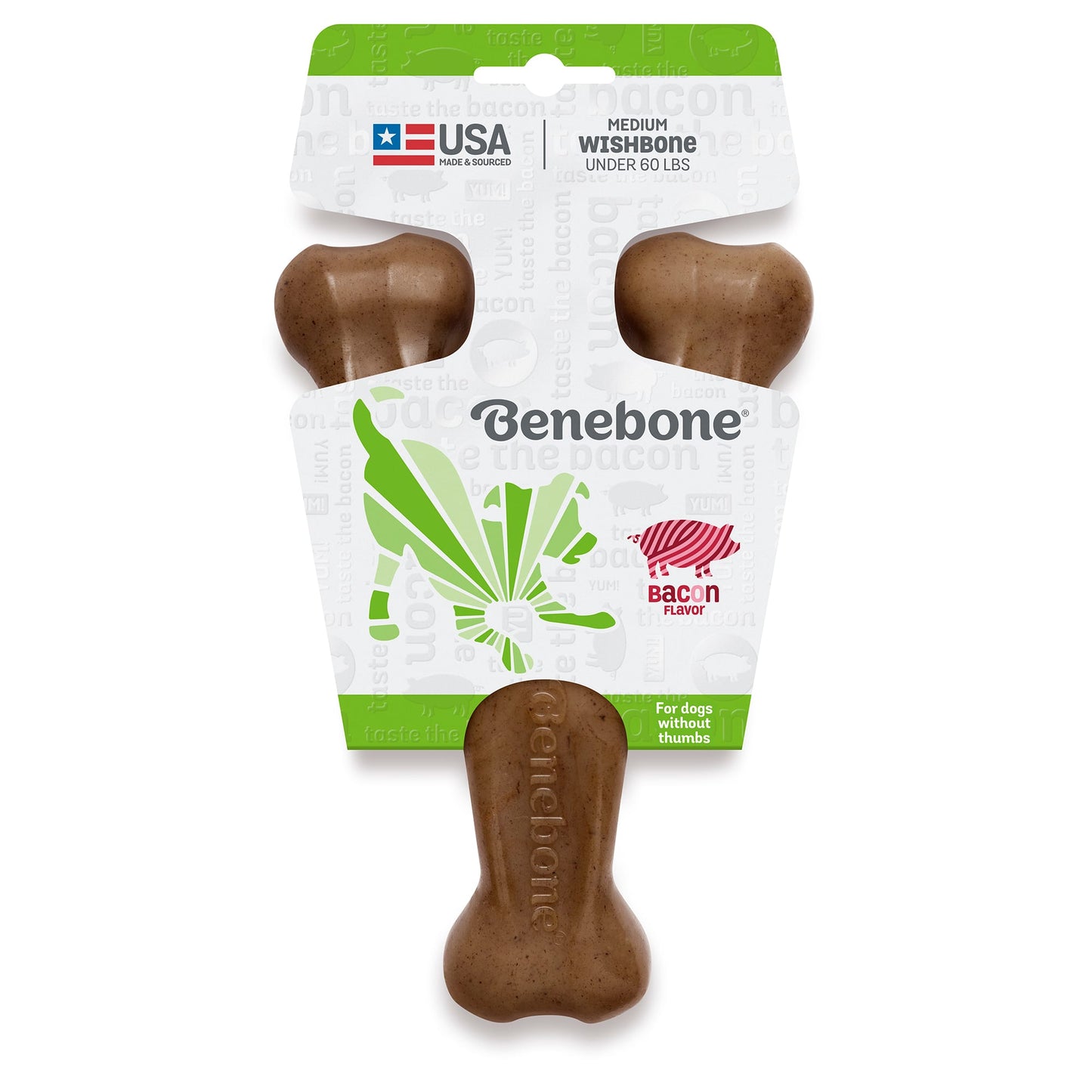 Benebone wishbone chew bacon (medium)