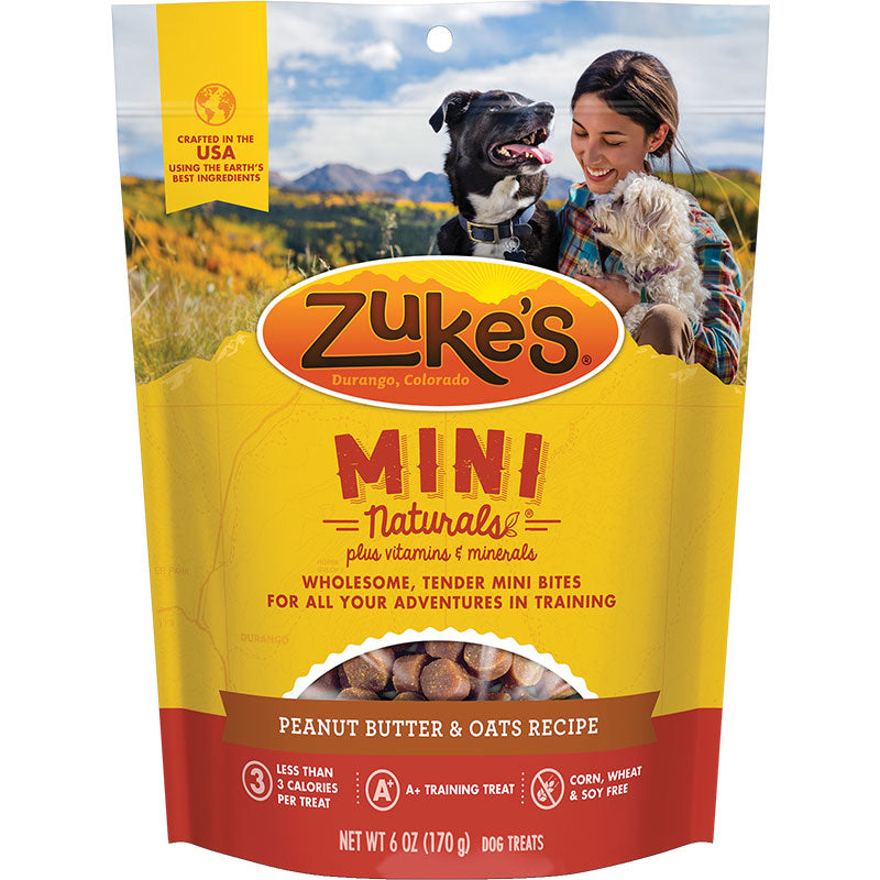 Zuke’s Mini Naturals (Peanut Butter & Oats)