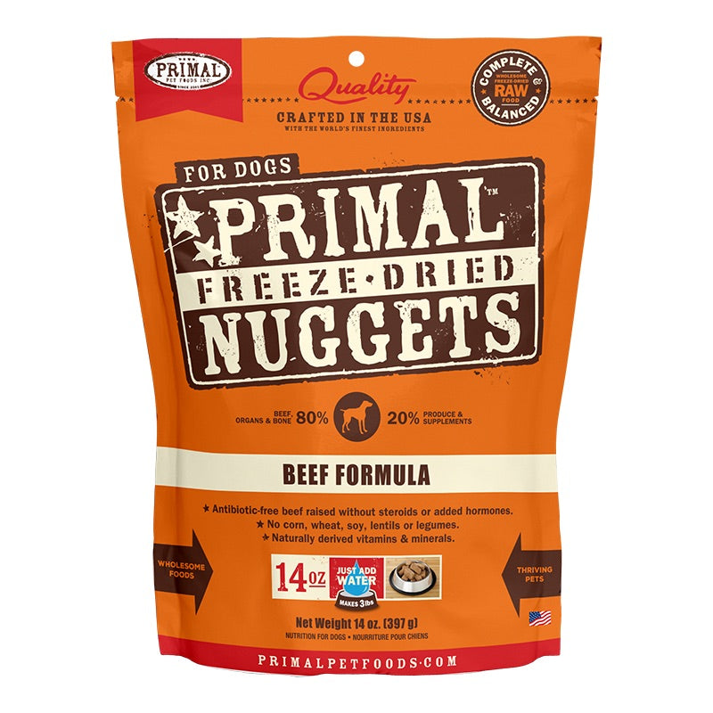 Primal Freeze Dried Nuggets 14oz (Beef)
