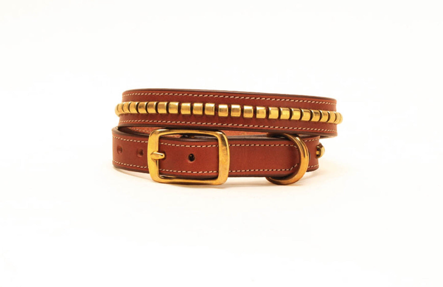 Tory Leather 3/4” Oakbark Clincher Collar