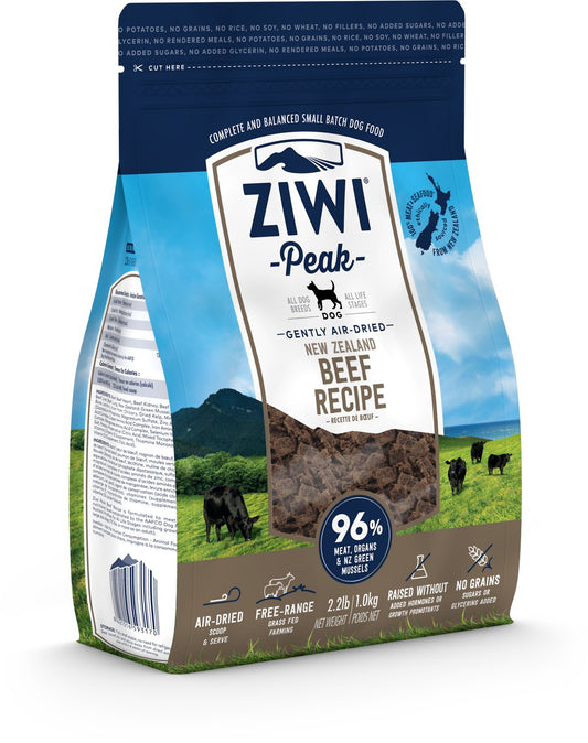 Ziwi peak gently air dried beef recipe 2.2lbs