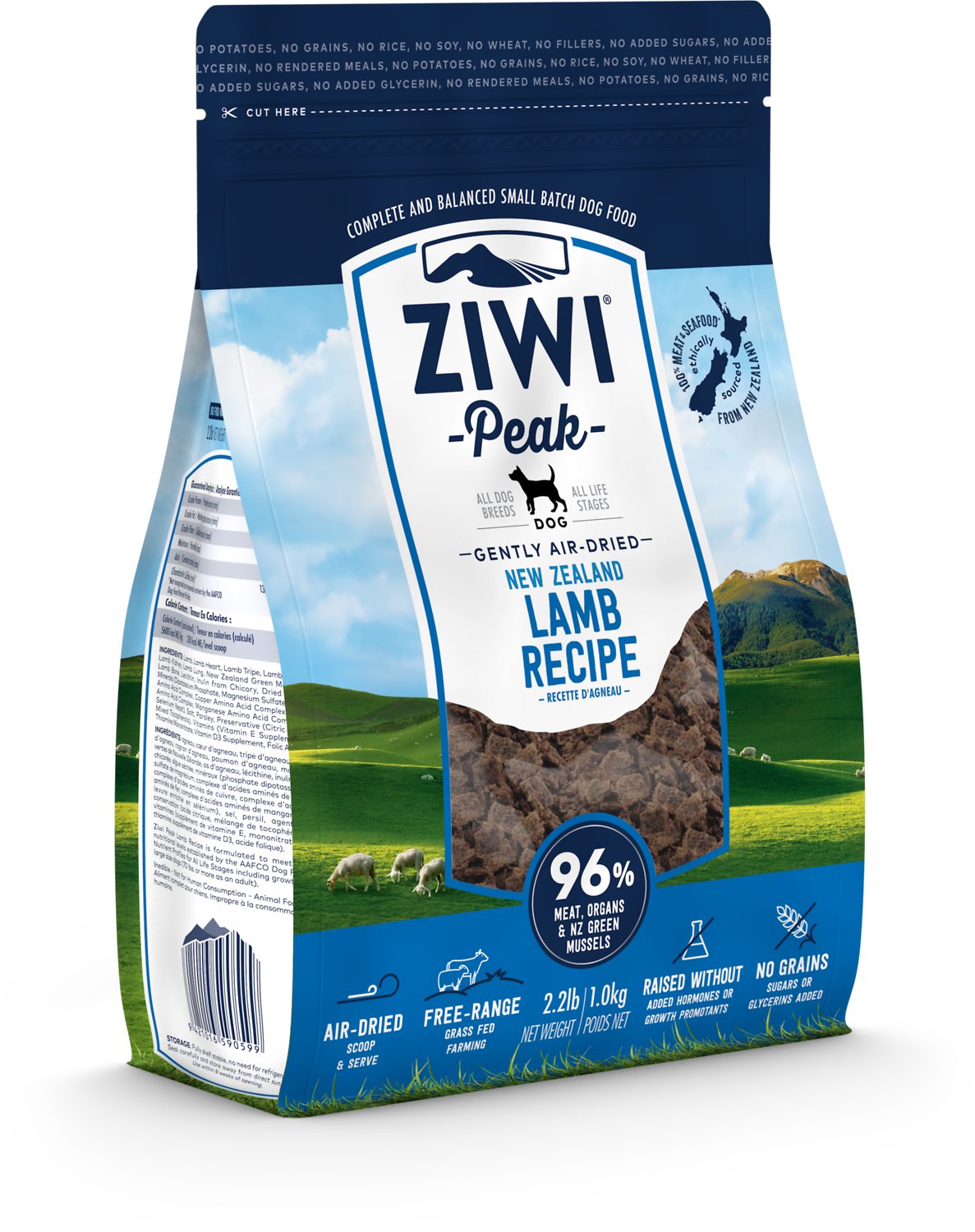 Ziwi peak tripe & lamb recipe 2.2 lbs